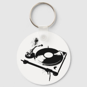 Llavero Deejay DJ Turntable Keychain   Regalos musicales d