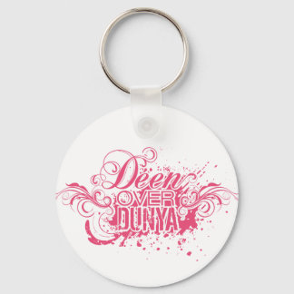 Llavero 'DEEN SOBRE DUNYA', ropa rosada