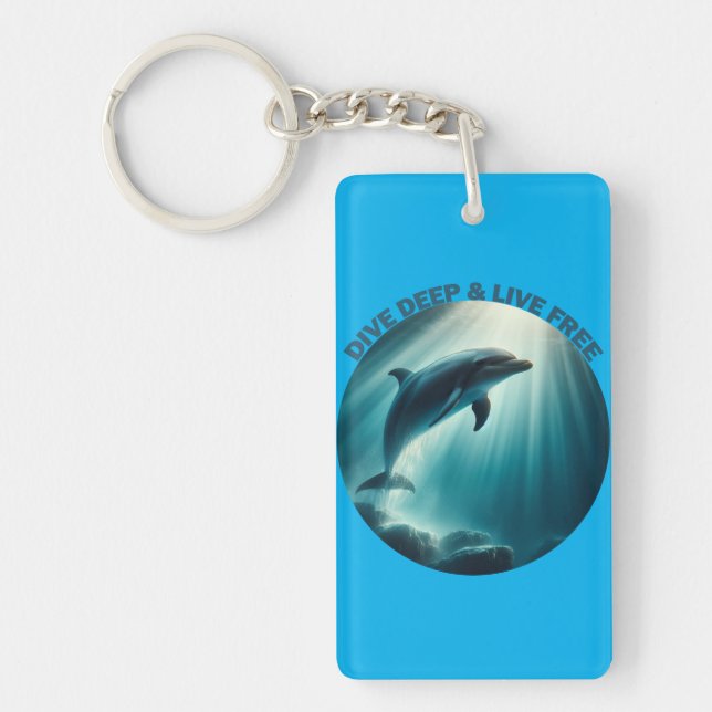 Llavero Deep Live Free Dolphin (Frente)