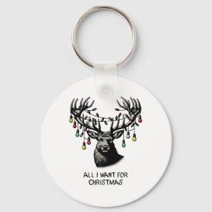 Llavero Deer Buck Do All Want For Navidades Lights Buck M