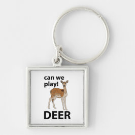 Llavero Deer Can We Play Cute Deer