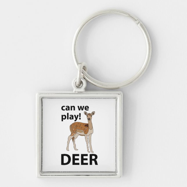 Llavero Deer Can We Play Cute Deer (Frente)