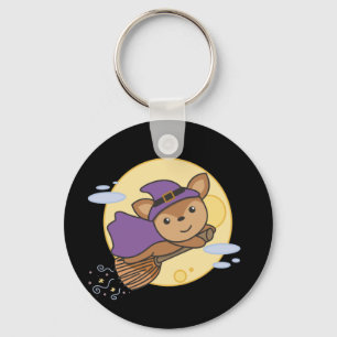 Llavero Deer Halloween Witch Kids Witch Costume Keychain