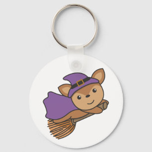 Llavero Deer Halloween Witch Kids Witch Costume Keychain