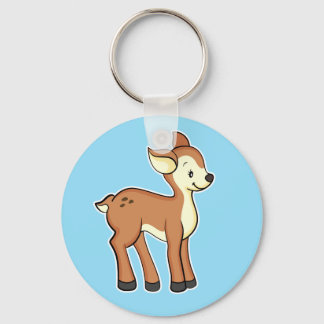 Llavero Deer keychain blue