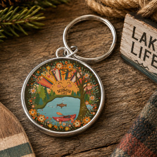Llavero Deerwood Lake Floral Kayak Colorido