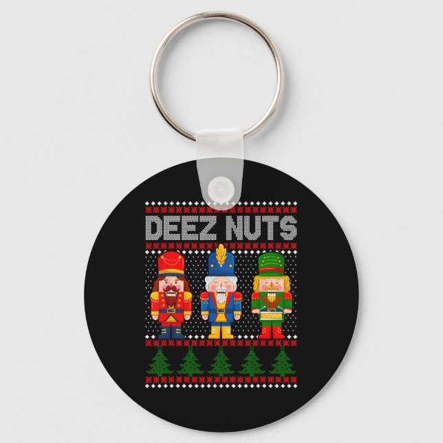 Llavero Deez Nutcracker Navidades feos (Anverso)
