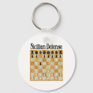 Llavero Defensa siciliana