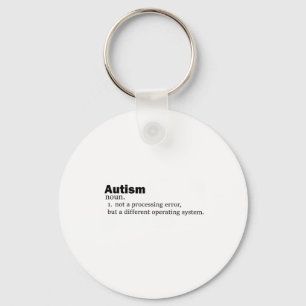 Llavero Definición de autismo: no es una discapacidad una