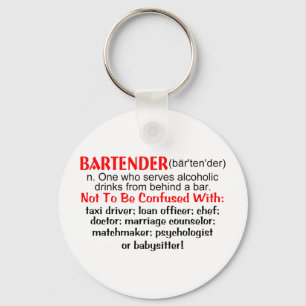 Llavero Definición de barman