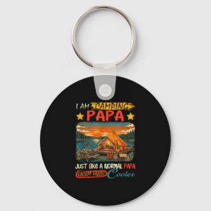 Llavero Definición de camping papa mucho más genial día de
