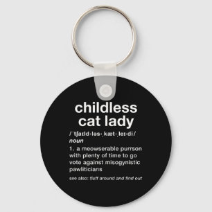 Llavero Definición de diccionario divertida para gatos sin