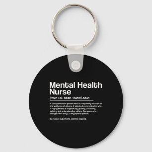 Llavero Definición de enfermero de salud mental