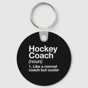 Llavero Definición de Entrenador de Hockey Deportes Divert