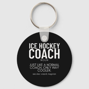Llavero Definición de Entrenador de Hockey sobre Hielo Org