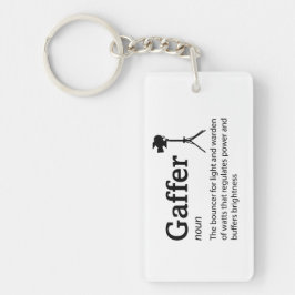 Llavero Definición de Gaffer - Cine