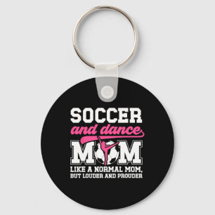 Llavero Definición de mamá de fútbol y baile Bailando y ma