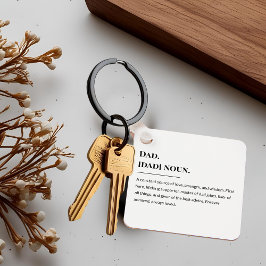 Llavero 🔑 definición de papá 💙 | Un padre significativo