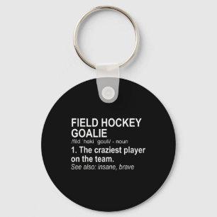Llavero Definición de portero de hockey sobre césped