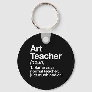 Llavero Definición de profesor de arte divertido Byck para