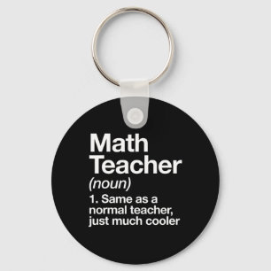 Llavero Definición de profesor de matemáticas divertida By