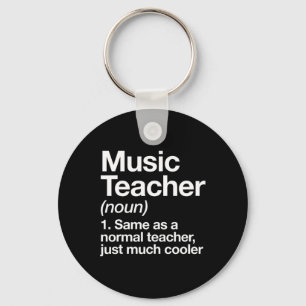 Llavero Definición de profesor de música Divertido Ck para