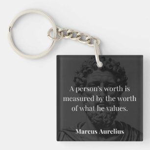 Llavero Definición de Valor: Marcus Aurelius en Valores