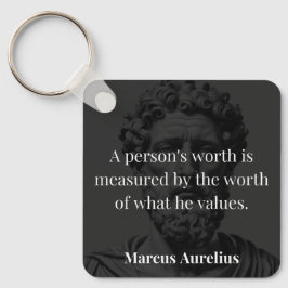 Llavero Definición de Valor: Marcus Aurelius en Valores