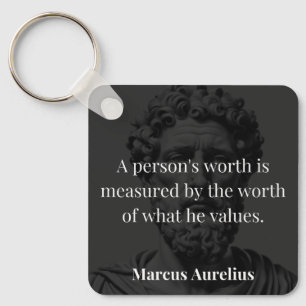 Llavero Definición de Valor: Marcus Aurelius en Valores