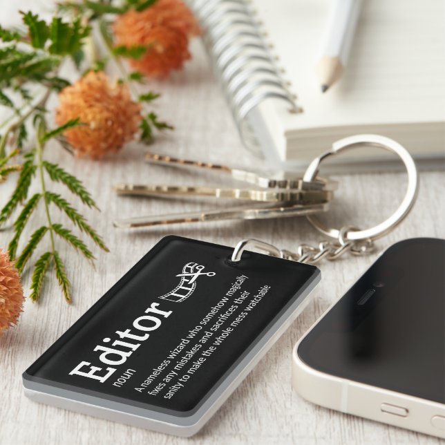 Llavero Definición del editor - Post-Producción divertida (Frente Derecha)