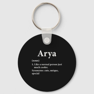 Llavero Definición del nombre Arya