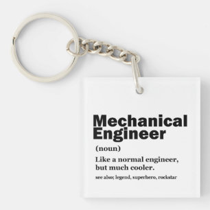 Llavero Definición divertida de ingeniero mecánico ingenie