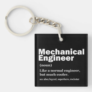 Llavero Definición divertida de ingeniero mecánico Ingenie