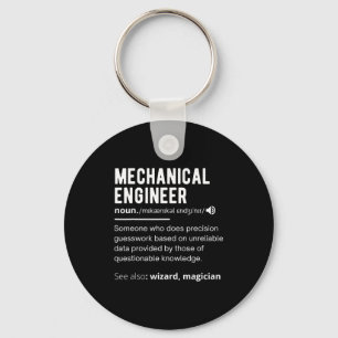 Llavero Definición divertida de ingeniero mecánico Ingenie