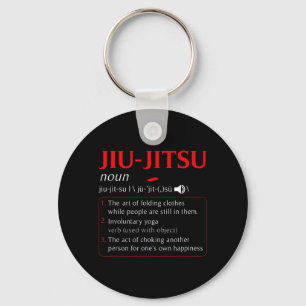 Llavero Definición divertida de Jiu Jitsu brasileño BJJ MM