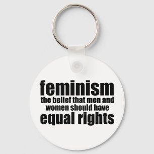 Llavero Definición feminista Igualdad de derechos de la mu