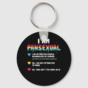 Llavero Definición pansexual - Gracioso orgullo gay LGBT