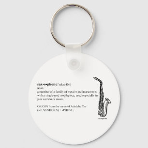 Llavero Definición saxofónica