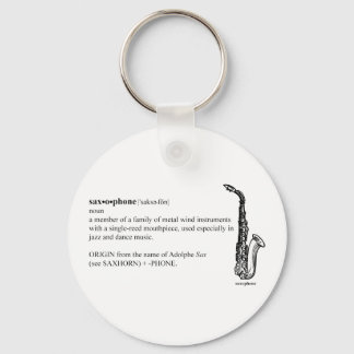 Llavero Definición saxofónica