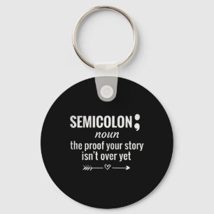 Llavero Definición Sensibilización Semicolón Prevención de