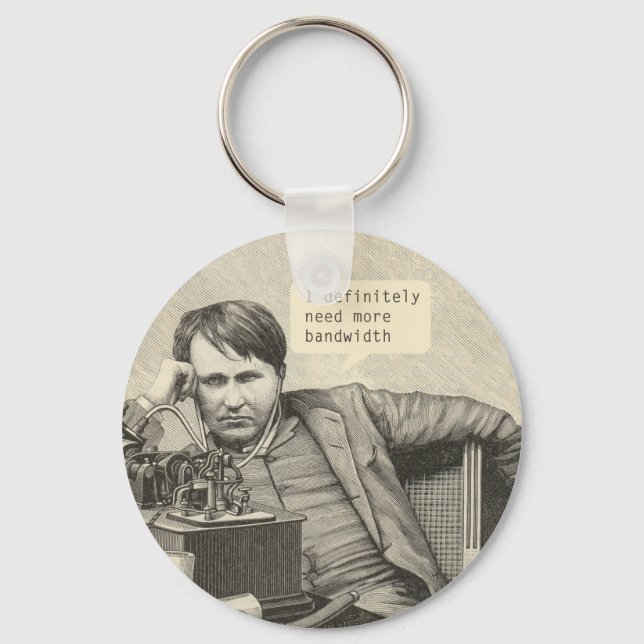 Llavero Definitivamente Necesito Más Ancho De Banda (Anverso)