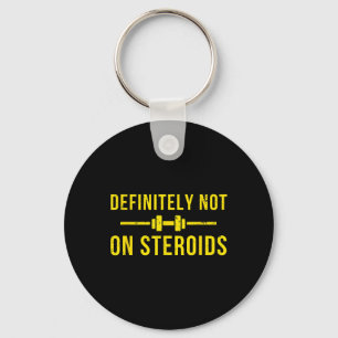 Llavero Definitivamente No En Steroids Funny Lifting Bodyb