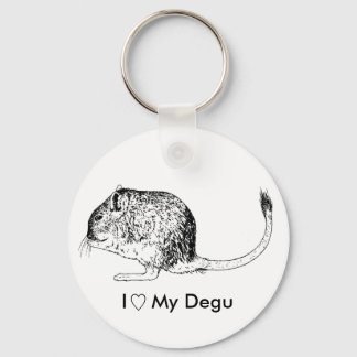 Llavero Degu Love Keychain