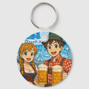 Llavero Degustación de cerveza durante el Oktoberfest en M