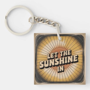 Llavero Deja que la luz del sol entre