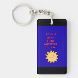 Llavero Deja Que Tu Luz Brille Dondequiera Que Est