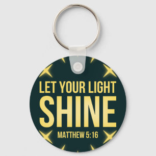 Llavero Deja que tu luz brille Matthew 5:16