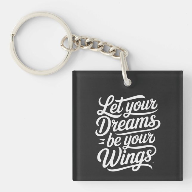 Llavero Deja que tus Sueños sean tus Alas (Frente)