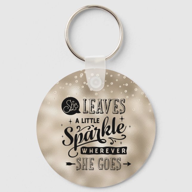 Llavero Deja una espuma en el oro y las perlas (Anverso)