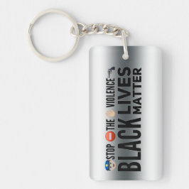 Llavero 👮 Dejar ⛔ La Violencia ✋